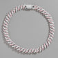 Diamante circonio - Collar de eslabones cubanos