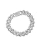 Diamante circonio - Collar de eslabones cubanos