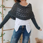 Mantón de punto para mujer