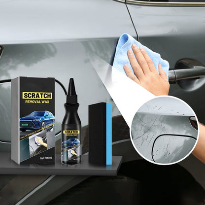 🚗 ¡50% DE DESCUENTO POR TIEMPO LIMITADO! ✨ Eliminador de arañazos eficaz para coches con esponja: restaura el brillo, fácil de usar, apto para múltiples tipos de pintura 🧽