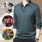 Camisas Casuales de Manga Larga para Hombre de Dos Piezas
