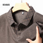 Camisas Casuales de Manga Larga para Hombre de Dos Piezas