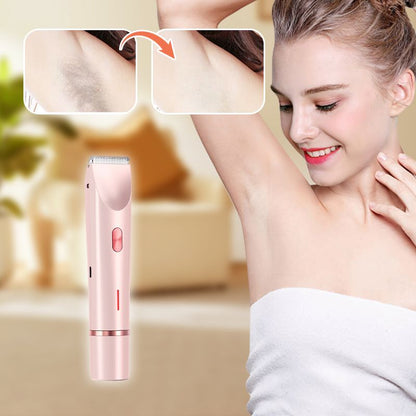 ⏰🔥 ¡50% DE DESCUENTO POR TIEMPO LIMITADO! 💖 Depiladora de Doble Cabezal para Mujer – Resistente al Agua IPX7, Suave y Eficaz para Pieles Sensibles ✨🛁