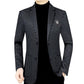 Chaqueta de traje casual de corte slim para hombre