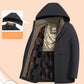 Abrigo Térmico de Invierno para Hombre con Capucha Gruesa – Parka Cálida para el Frío ❄️🧥