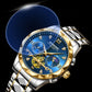 ⌚55% de descuento🎁Reloj mecánico de cuarzo multifunción para hombre