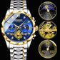 ⌚55% de descuento🎁Reloj mecánico de cuarzo multifunción para hombre
