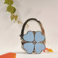 Gancho para bolso con forma de trébol de cuatro hojas