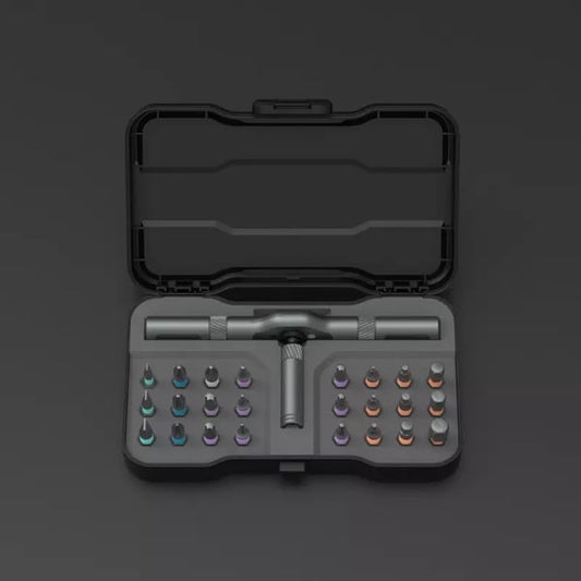 🔧 ¡50% DE DESCUENTO AHORA! 🔩 Juego de destornilladores magnéticos de trinquete 24 en 1: compacto, ligero y perfecto para reparaciones caseras 🛠️