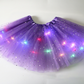 🎁💃 Mini Falda Luminosa para Niñas – Ideal para Regalo de Cumpleaños, Bailes de Ballet y Juegos Nocturnos Mágicos 🩰🌌