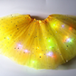🎁💃 Mini Falda Luminosa para Niñas – Ideal para Regalo de Cumpleaños, Bailes de Ballet y Juegos Nocturnos Mágicos 🩰🌌