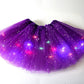 🎁💃 Mini Falda Luminosa para Niñas – Ideal para Regalo de Cumpleaños, Bailes de Ballet y Juegos Nocturnos Mágicos 🩰🌌