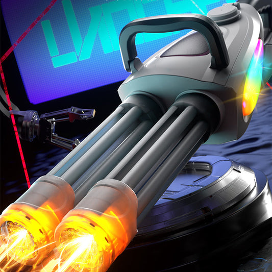 ⌛50% de descuento por tiempo limitado💥Juego de Pistolas de Agua Eléctricas Gatling de Doble Cañón