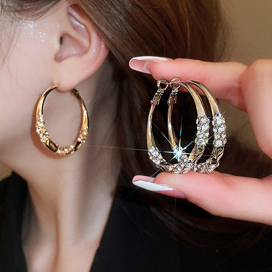 💖Pendientes Círculo con Circonita