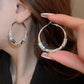 💖Pendientes Círculo con Circonita