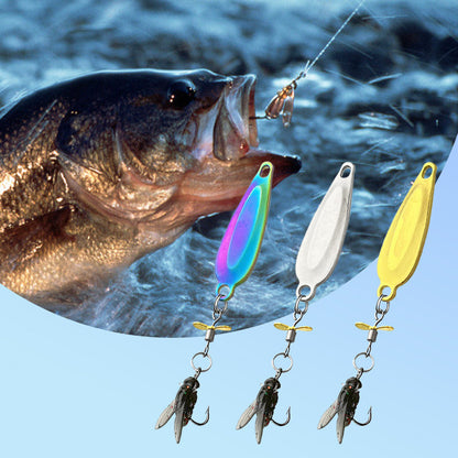Señuelo de pesca de hélice metálica para capturar peces