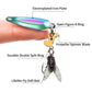 Señuelo de pesca de hélice metálica para capturar peces