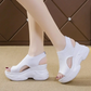 ❄️Sandalias de cuña con punta abierta para mujer✨