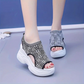 ❄️Sandalias de cuña con punta abierta para mujer✨