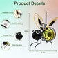 🐝 Lámpara solar colgante para exteriores con forma de abeja