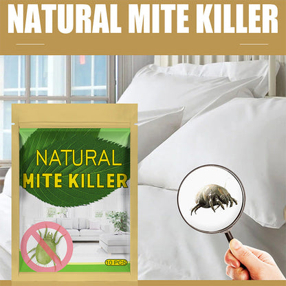 ⏳¡50% DESCUENTO – Último Día! 🌿🛡️ Bolsita Natural Antiácaros – Avalada en EE.UU. • 100% Sin Químicos • Segura para Bebés, Mascotas y Asmáticos 🛏️✨