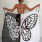 ¡Oferta Relámpago! Último Día ⏰ Vestido-Cubierta de Baño con Diseño de Mariposa para Mujer
