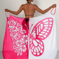 ¡Oferta Relámpago! Último Día ⏰ Vestido-Cubierta de Baño con Diseño de Mariposa para Mujer