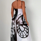 ¡Oferta Relámpago! Último Día ⏰ Vestido-Cubierta de Baño con Diseño de Mariposa para Mujer