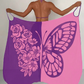 ¡Oferta Relámpago! Último Día ⏰ Vestido-Cubierta de Baño con Diseño de Mariposa para Mujer