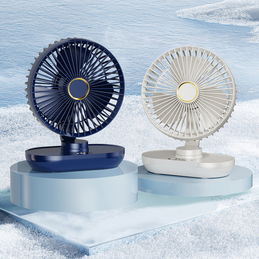 Ventilador oscilante de escritorio portátil recargable