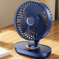 Ventilador oscilante de escritorio portátil recargable