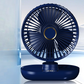 Ventilador oscilante de escritorio portátil recargable