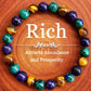 💎✨ Pulsera de Cuentas Piedra Natural – Energía Positiva, Protección Espiritual y Look Bohemio Único 🧘‍♀️🌿