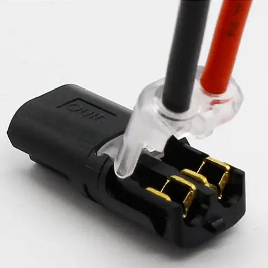 ⏰ ¡Solo ahora con un 50 % de descuento!🏆⚡ Conector push-in de dos hilos con cierre de seguridad