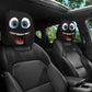 😆 Fundas divertidas para reposacabezas de coche con dibujos animados – 2 unidades, ajuste universal 🚗