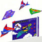 🛩️🧠 Kit creativo de aviones de papel para niños – 🎁 Juego divertido y educativo ✨