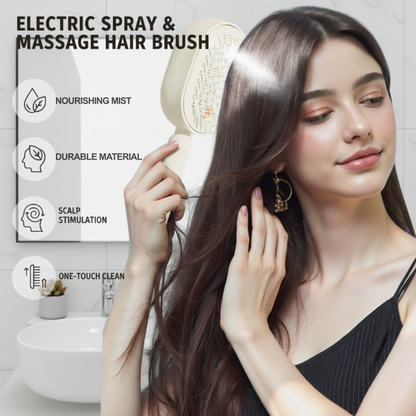 📢📢¡¡50 % DE DESCUENTO!! ⏰✨Cepillo eléctrico para el cabello con spray y masaje🔥