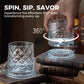 Vaso giratorio de vasos de whisky de 360°