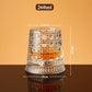 Vaso giratorio de vasos de whisky de 360°