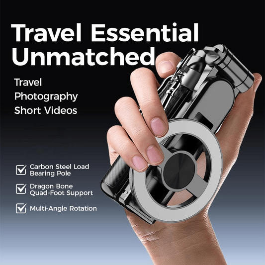 🔥 ¡50% DE DESCUENTO! 🔥 Palo de Selfie Magnético 4 en 1 Multifuncional 📸✨ Rotación 360°, Estable y Portátil – Ideal para Fotos, Videos y Vlogs 🎥🤳