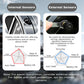 🚗 Monitor Solar de Presión de Neumáticos con Pantalla en Tiempo Real de Cuatro Ruedas