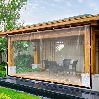 ⏰ ¡Oferta Limitada 50% OFF! 🌿 Lona Transparente Impermeable – Aislante, 90% Transparencia y Cuerdas Gratis 🏡✨