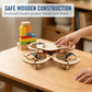 ✈️Kit de bricolaje para que los niños construyan un dron de madera
