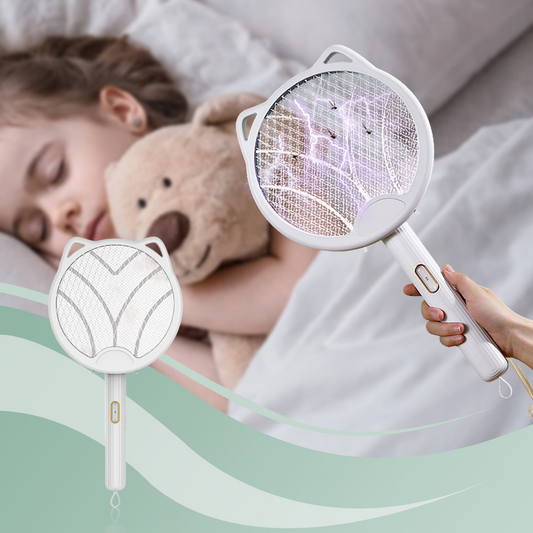 Matamoscas eléctrico plegable recargable capturador de mosquitos automático 4 en 1