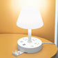 Lámpara de mesa con puerto USB y salida