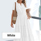 Vestido largo de cintura smock Bohemi chic para mujer
