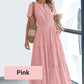 Vestido largo de cintura smock Bohemi chic para mujer