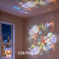 ✨ Proyector de Luz LED Giratorio Dinámico – Crea Ambientes Únicos con Efectos Luminosos Personalizados 🌟🎇