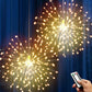 ✨ ¡50% DE DESCUENTO! 🎆 Guirnalda de luces de fuegos artificiales solares para jardín y fiestas – 280 LED, 8 modos y resistente al agua 🌿