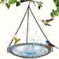🐦 Comedero para Pájaros Estilo Vintage con Bañera – Fácil de Colgar y Llenar, Ideal para Petirrojos y Herrerillos Azules 🏡✨